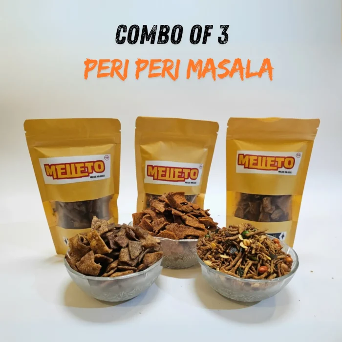 Peri Peri Combo – Chips, Nimki & Mixture (3×100g) - Image 1
