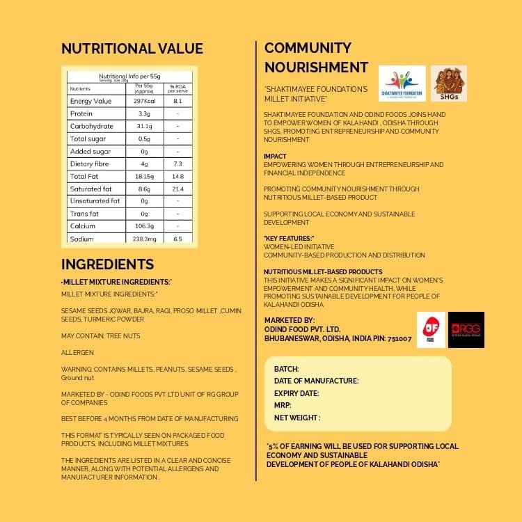 Copy of NUTRITIONAL VALUE_page-0001 Peri Peri Combo – Chips, Nimki & Mixture (3×100g) - Image 2